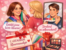 Last minute Valentijns cadeau? Geef een persoonlijke kleurenanalyse cadeau!